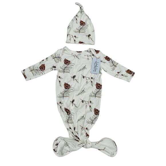 NWT Tickety-Boo 0/3M Pinecone Gown - Picture 1 of 5